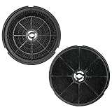 Spares2go Typ 150 Anthrazit Carbon-Filter für Leisure 1K2BP H100PK CA1 K2BP Dunstabzugshaube (2 Filter, 190 x 38 mm)