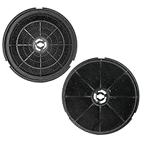 SPARES2GO Type 150 Charcoal Carbon Filter for Belling Cooker Hood Vent (Pack of 2 Filters, 190 x 38 mm)