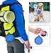 Faltbarer Hundenapf, Tragbarer Wassernapf mit Karabiner für Hunde, Katzen und Haustiere (S 350ml, Blau)