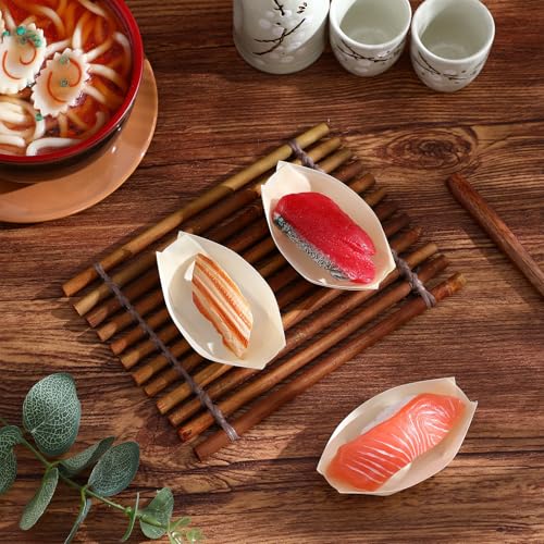 Cuencos desechables de madera de alta calidad para catering y aperitivos selectos 7