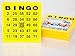 Produktbild DiPrint 200 große Bingokarten für Senioren 24 aus 75 mit Joker in der Mitte (gelb)