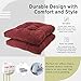 Arlee Chair Cushions for Dining Chairs, Set of 2 - Memory Foam Chair Pads, Non-Skid Backing - Durable Thick Seat Cushions for Kitchen, Office, Patio, 15