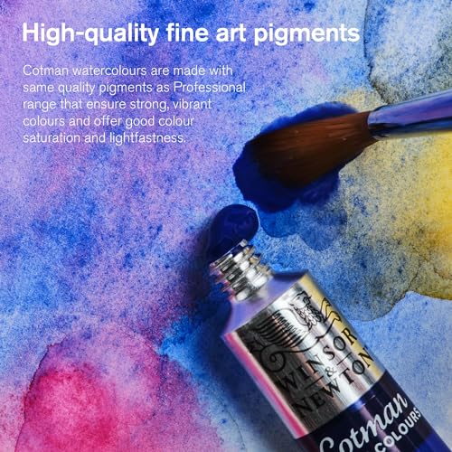 Winsor & Newton Cotman Watercolor Paint, 8ml Tube, Dioxazine Violet by Winsor & Newton - Used condition - Image 3