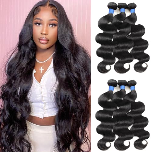 14A Body Wave Bundles Human Hair 26 28 30 Inch