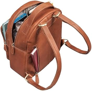 STILORD Wilma Elegante Rugzak Vrouwen Kleine Leren Rugzak Dames Leren Rugzak DIN A5 Vintage Handtas City Going Out Shopping Daypack Echt Leer Kleur:texas - bruin