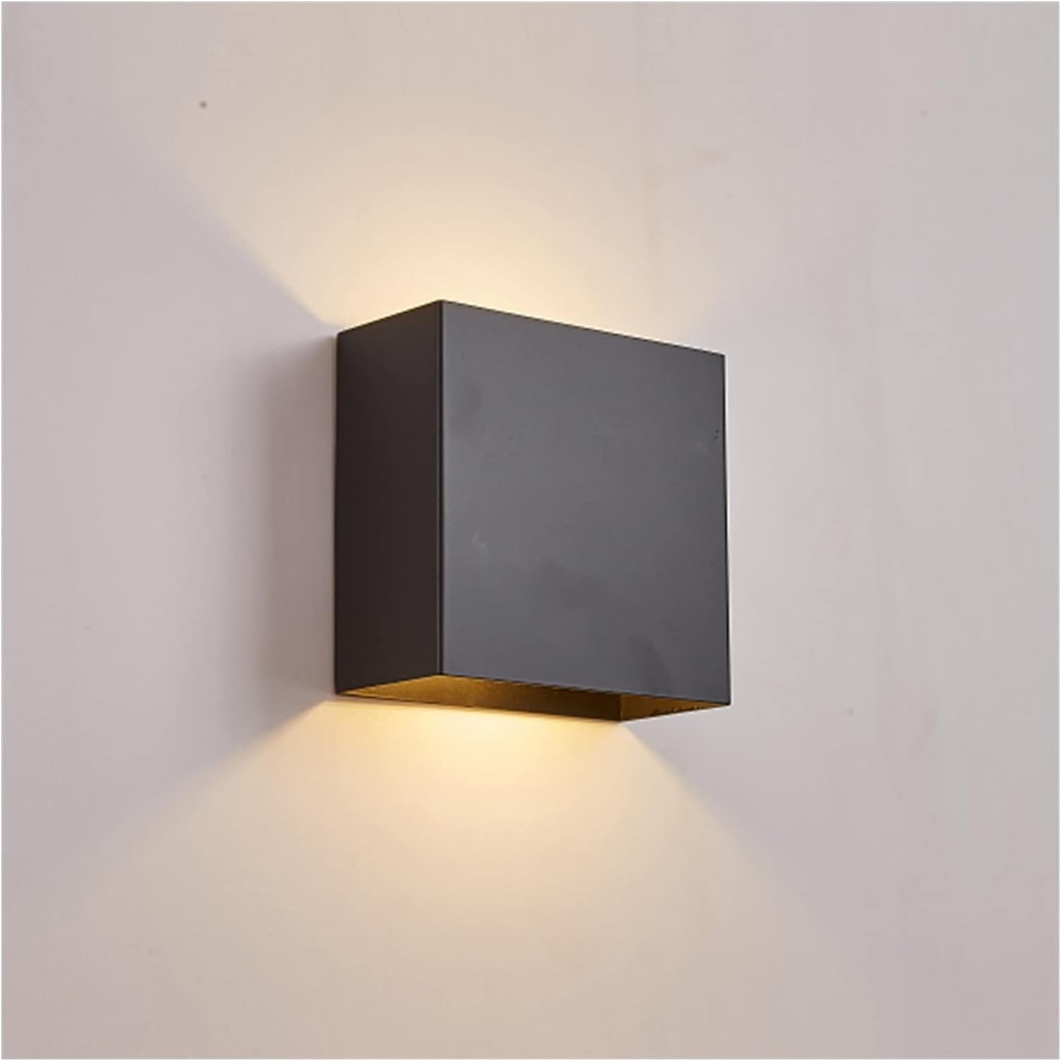 VDOQTLJT Wall lamp LED Lamp Bedroom Bedside Lamps Modern Living Room Background Lights Indoor Decoration Stair Lighting Sconce(22153black,CoolWhite)