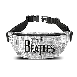 Rocksax The Beatles Bum Bag – Tickets, Personnalisé, Décontracté - Les Beatles, Paul McCartney, John Lennon, RIngo Starr, George Harrison