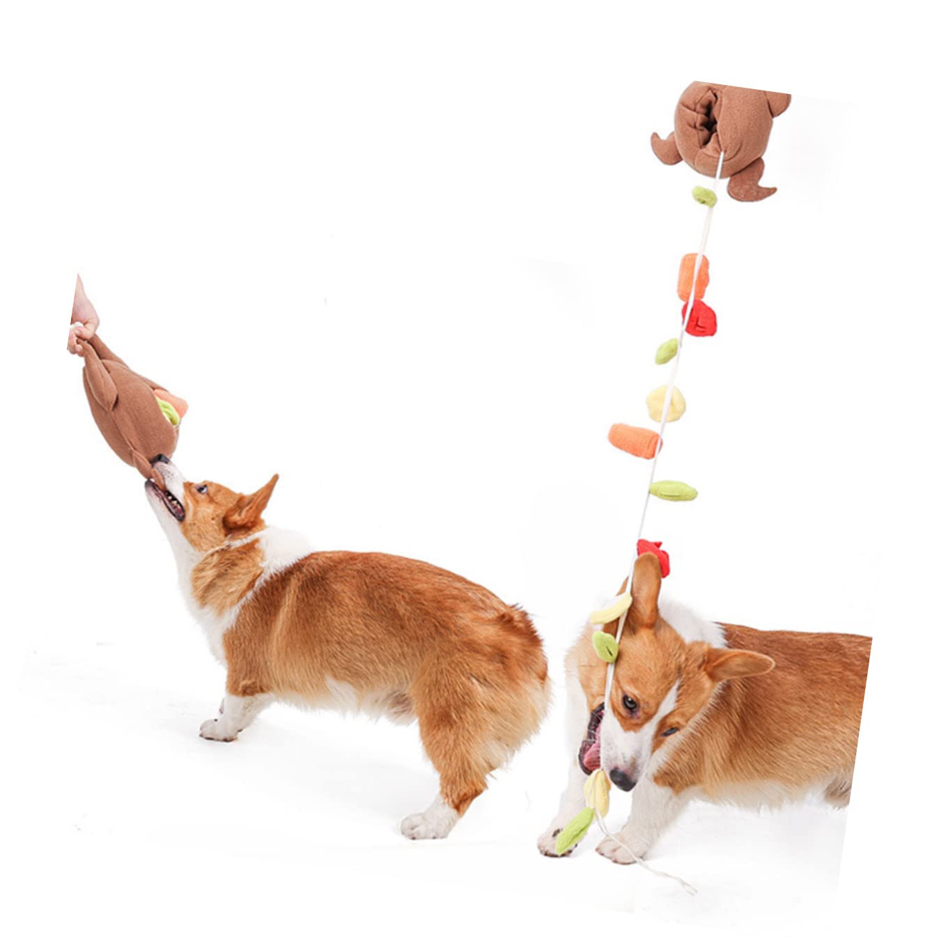 POPETPOP 3pièces Jouet à Renifler pour Chien Design De Dinde Jouet Interactif Créatif pour Animaux De Compagnie pour Entraînement De Mâchage Accessoire De Et