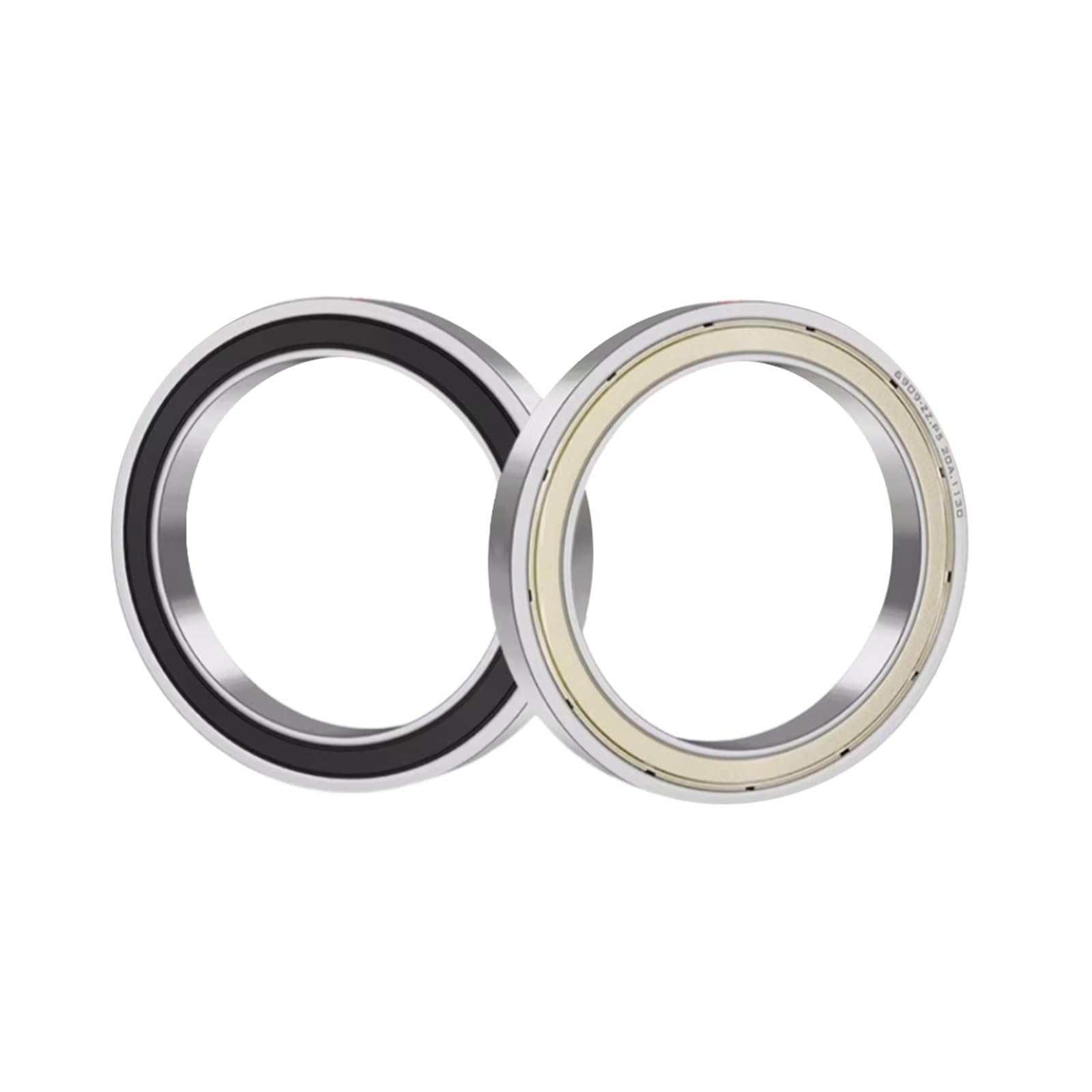 1 pièce Roulement à billes à gorge profonde à paroi mince 6819-2RS, Haute précision de classe P5, diamètre intérieur 95mm, diamètre extérieur 120mm, hauteur 13mm, 95x120x13