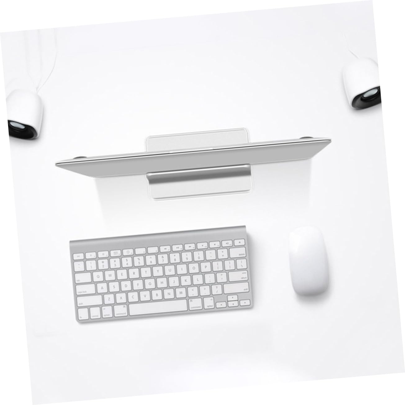 Uonlytech Supporto per Laptop in Alluminio con Scanalatura Curva 3d per Prevenire i Graffi Supporto per Scrivania per Laptop