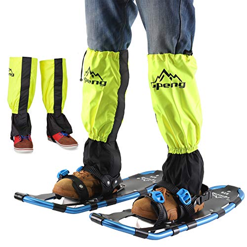 Gpeng 4-In-1 Xtreme Lightweight Terrain Snowshoes For Men Women Youth Kids, Light Weight Aluminum Alloy Terrain Snow Shoes With Trekking Poles And Free Waterproof Leg Gaiters, 14"/21"/25"/27"/30" #TOP5