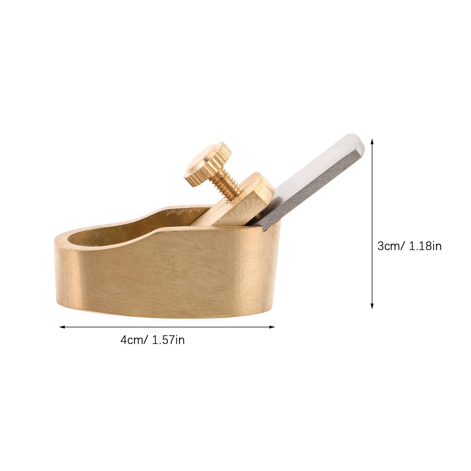Rabot à Bois en Laiton pour Fabrication de Violon, Outil de Précision à Pouce pour Luthier, Fonctionnement Fluide, pour Ateliers et Fabrication sur Site