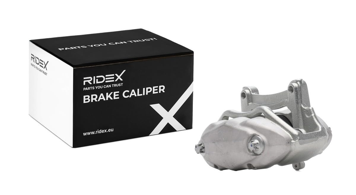 RIDEX 78B0926 Pinza de freno Delantero Derecha Delantero con pistón con bastidor de soporte Compatible con MERCEDES-BENZ Clase C Sedán W203