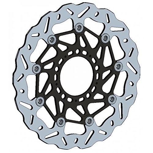 Braking Wave freno a disco anteriore destra wk139r per Kawasaki Er-6 F 650 B ABS, 6 F, ex650 a, Bj. 2006