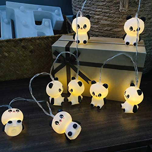 Guirlande lumineuse panda pour créer une ambiance douce et rassurante la nuit