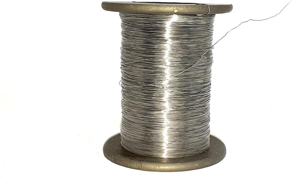King Mariot Medical Equipments Wire Constantan Reel 16SWG (125g) Bare | Constantan Alloy Wire, Approx 125g Reels, Standard Wire Gauge (18 SWG)