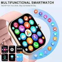 Motast Smartwatch Herren Damen,2026 1,96"HD Bluetooth-5.4-Anrufe Fitnessuhr – Ansicht 3