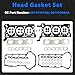 Timing Chain Kit Connecting Rods Piston & Ring Kit Head Gasket Set w/Head Bolts Bearings Fit for Jeep Chrysler Dodge Challenger Charger Grand Cherokee Wrangler Ram 1500 Diesel 3.0L 2014-2019