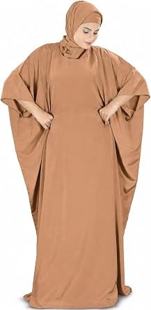 MyBatua Womens Kaftan, Free Size Abaya, Dubai Islamic Dress, Muslim Maxi KF-001