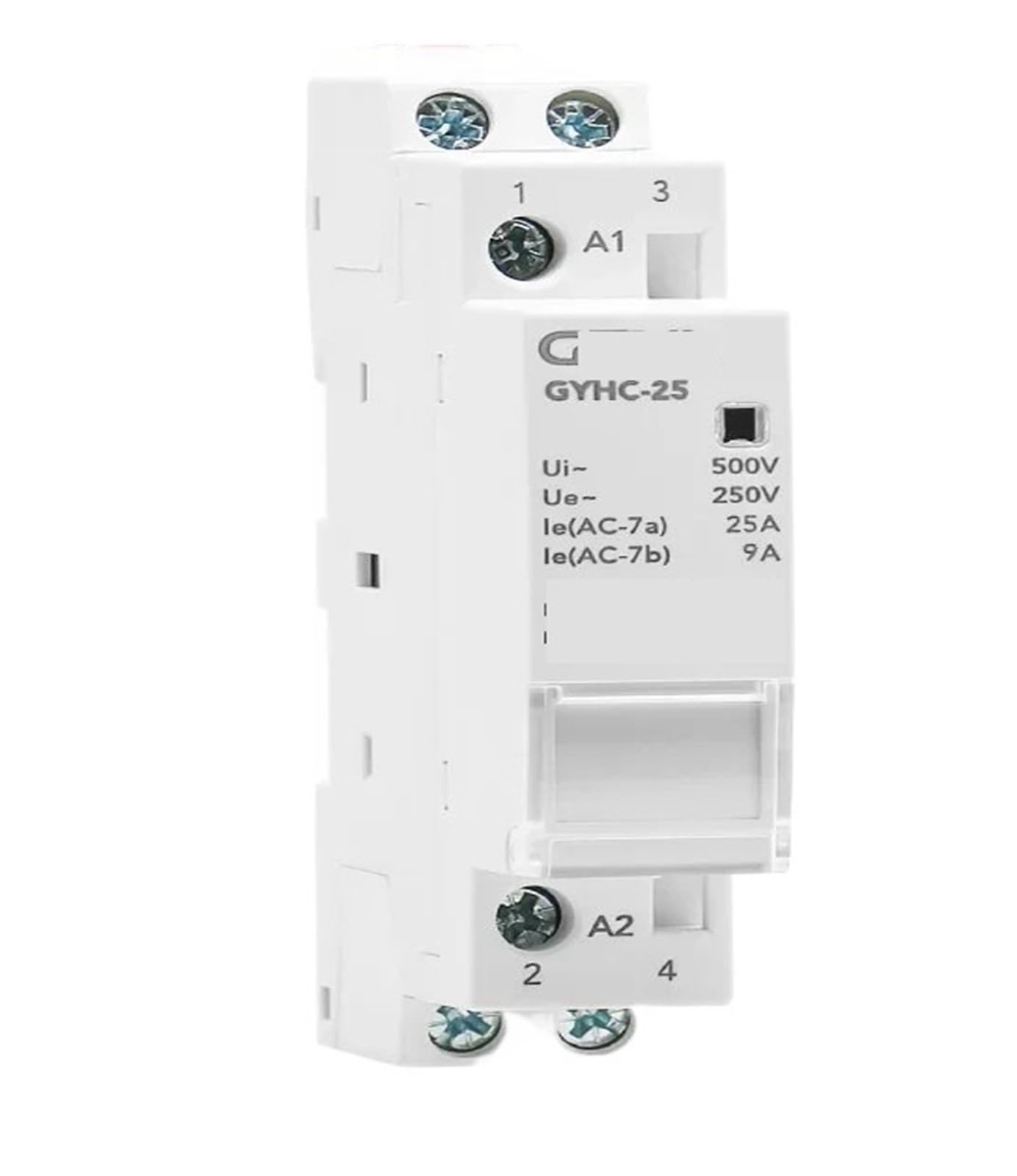 Contacteur ca modulaire 2P 16A 1NO1NC à commande silencieuse 220V - 3