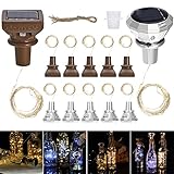 Dos aspectos únicos: estas luces para botellas no son solo decorativas, sino también tapones de vino, en comparación con otras formas tradicionales, nuestras luces para botellas están diseñadas con forma cuadrada y con forma de diamante, que es una manera fantástica de reciclar las botellas, añadir más sensación artística a tu vida.