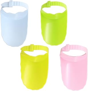 Extensor Plástico de Ajustable para Seguro Grifo Lavabo, Esquinas Redondeadas, 4 Piezas para Bebés para Baño y Jardín