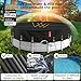 QH.HOME 16 Ft Round Pool Cover with Fast Tightening Patented Ratchet, Solar Pool Covers for Above Ground Pools, One-Piece Tear Resistant Swimming Pool Cover Protector with Upgraded Ultimate Windproof