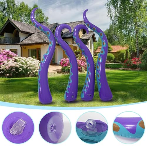 Tentacules de pieuvre gonflables Halloween en PVC imperméable pour éviter les décors gâchés par la pluie - 3