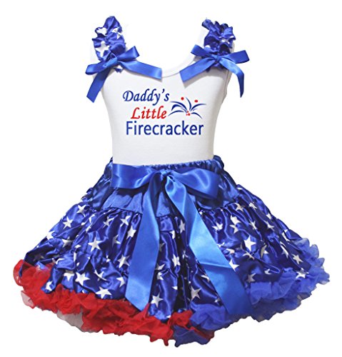 Falda de cinta con diseño de estrellas azul contra conjuntos aburridos