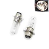 Chikia OEM Light Bulb Halogen, Bulb Compatible with Coleman CT200U Baja Warrior Trailmaster MB200 Axis M200 Mini Bike 12 v 35 w (2pcs)