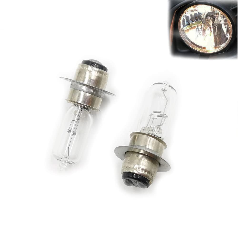 2Pcs Coleman CT200U Headlight Bulb Halogen Light For Coleman CT200U Baja Warrior Trailmaster MB200 Axis M200 Mini Bike 12v 35w