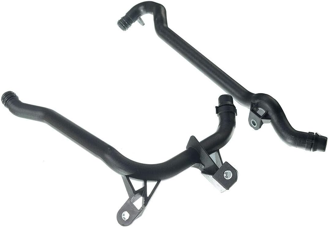 Set of 2 Engine Heater Inlet Pipe and Water Coolant Pipe with O-Rings for BMW E46 E39 E36 E85 Z3 Z4 320i 323i 325i 328i 330i 525i 528i 530i
