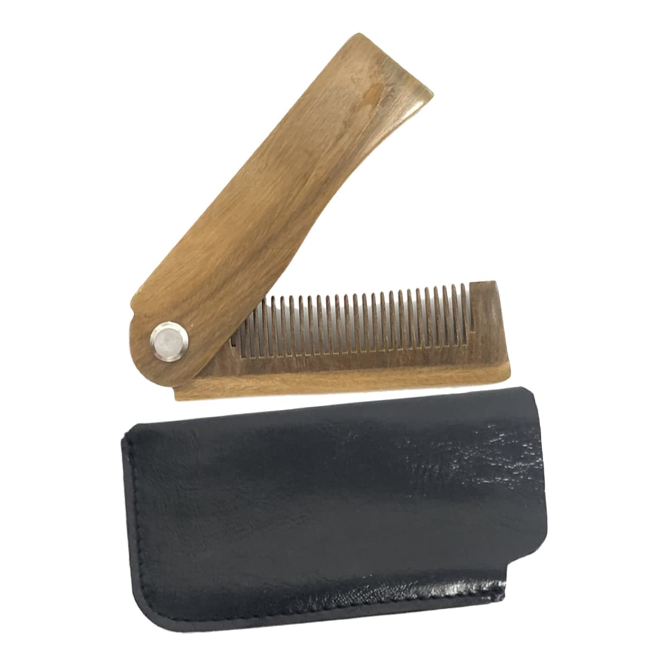 FRCOLOR 5 Juegos peine para barba accesorio para barba peine de pelo plegable madera de madera s para hombres de a para hombre suministro de pelo de bigote