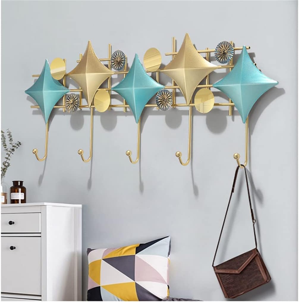 Nordic Style Hook Rack Door Coat Hook Wall Coat Hook Metal Wrought Iron (D