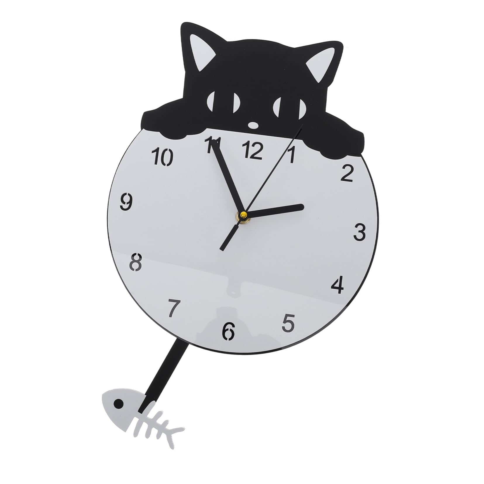 Horloge murale de salon silencieuse UKCOCO à mécanisme sans tic-tac