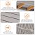 Psilvam Garden Bench, 2-Person Poly Lumber Patio Bench, All-Weather Outdoor Bench that Never Rot and Fade, Memorial Bench, Suit for Garden, Porch and Park(Grey)