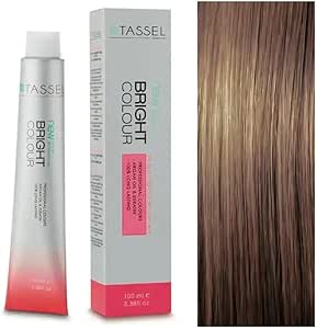 Tassel Tinte Permanente Nº8.7 Rubio Claro Marrón con Argán y Keratina - 100 ml