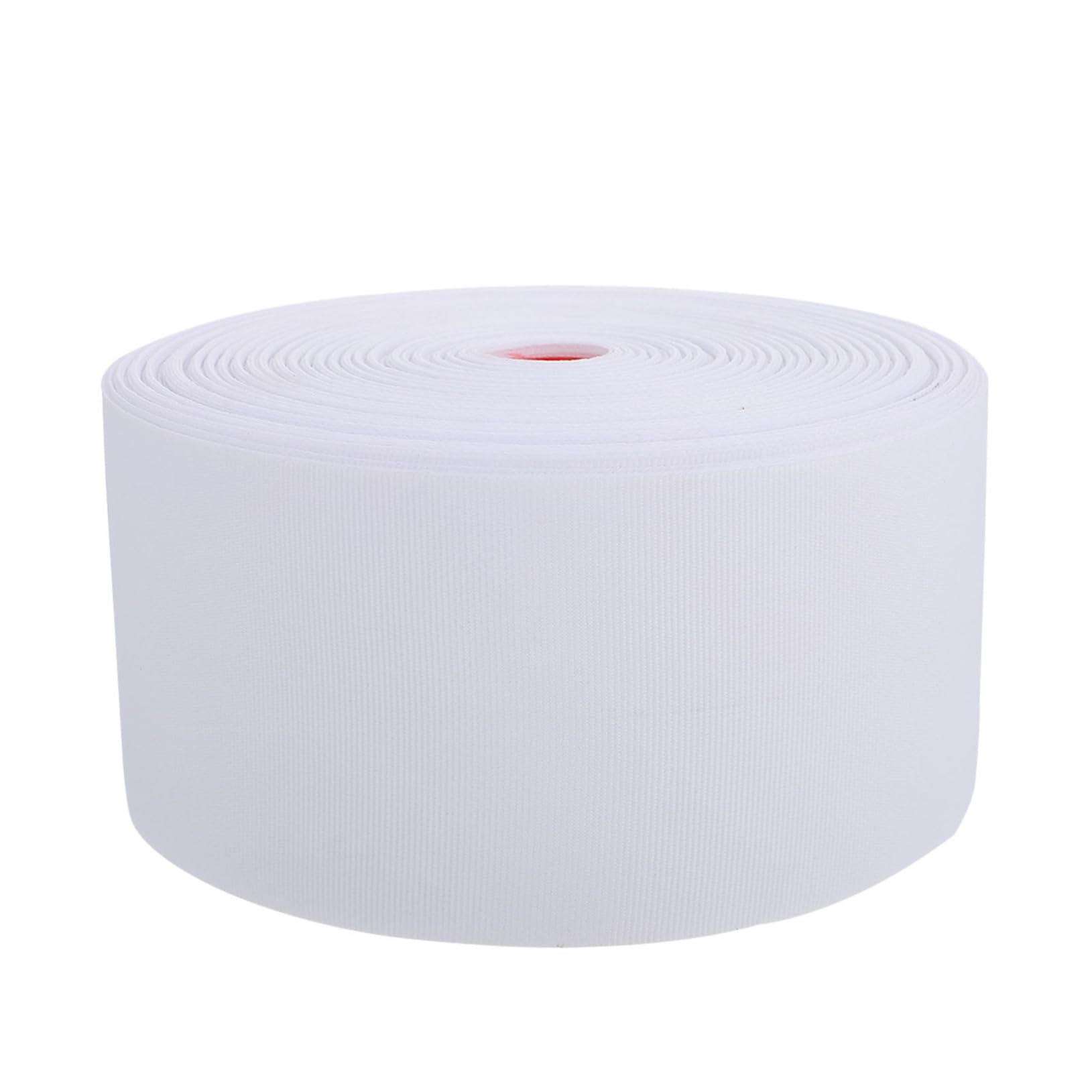 Cinta de Cabecera de Cortina de Poliéster Blanco, 8cm, para Hogar