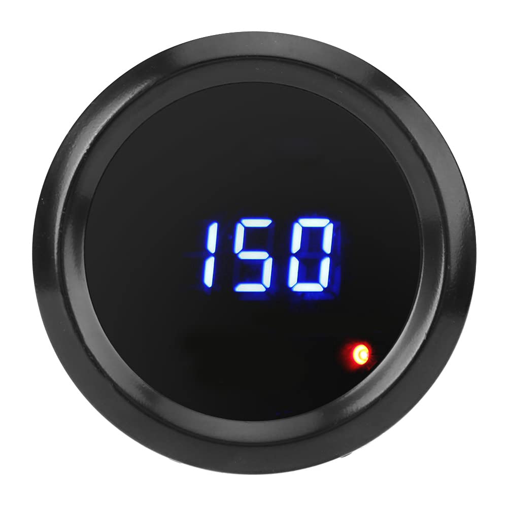 Akozon Termometro Olio 52 mm LED Blu Indicatore Temperatura Digitale per Auto