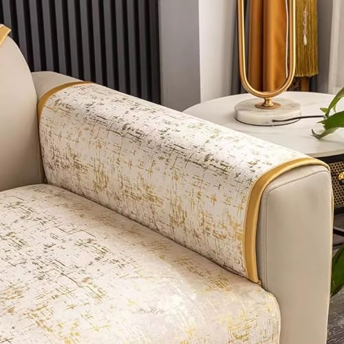 Coussin de canapé en velours noir et doré chic 110x240 cm - 7