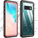 Redpepper Samsung Galaxy S10 Plus Waterproof Case, Built in Screen Protector 360°Full Body...