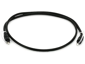 Monoprice S/PDIF Toslink Digital Optical Audio Cable, 3ft Black
