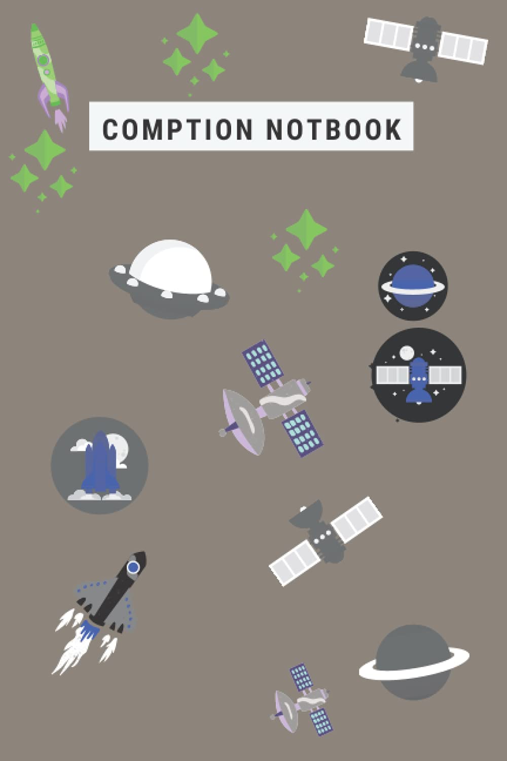 comption notbook: lined Notebook / journal ,120 pages 6x9 soft cover Matte finish