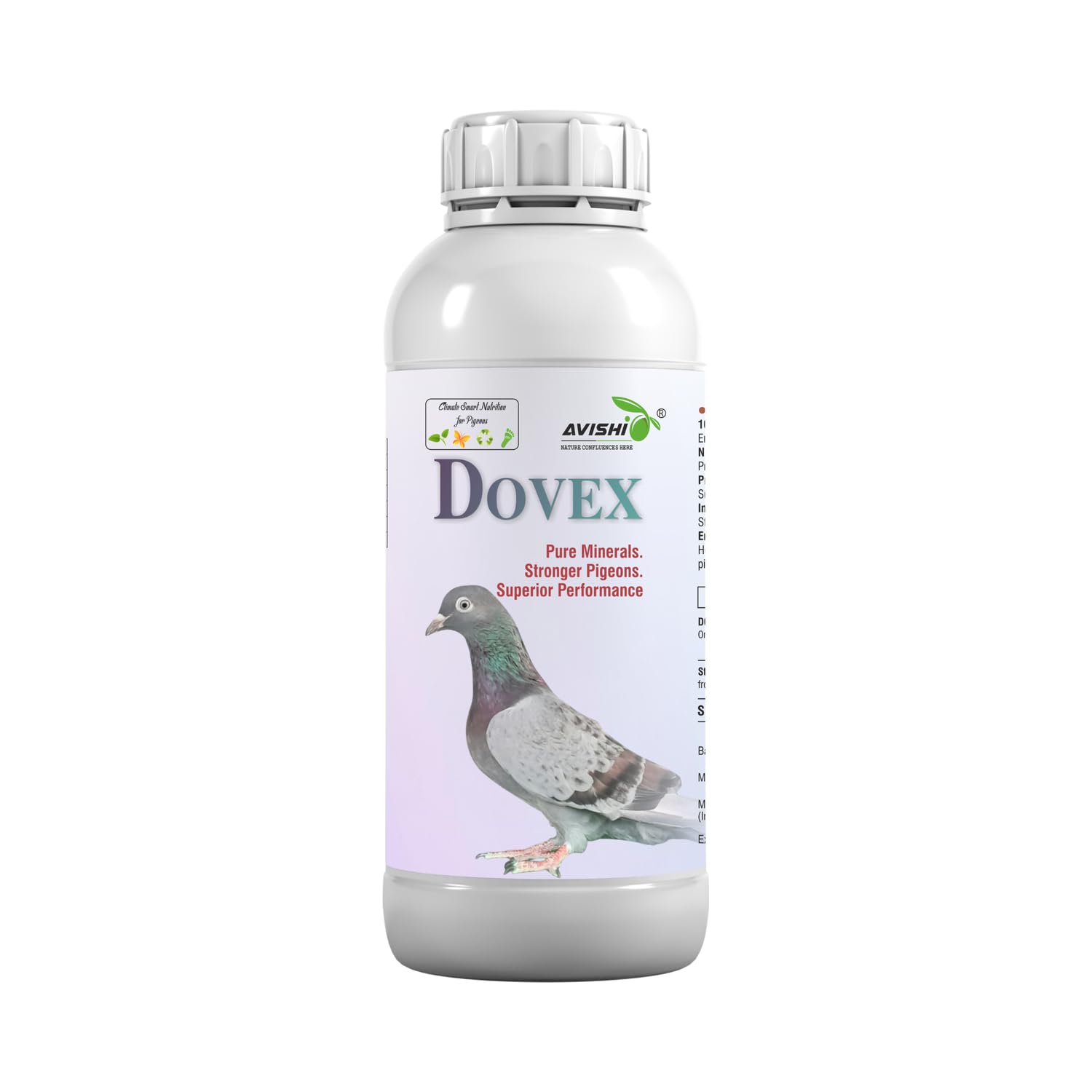 Avishi Dovex Multimineral and Vitamin Supplement for Pigeons (1 Litre) Organic Formula for Healthy Growth, Weight Gain, Enhanced Productivity, and Better Quality Eggs-picture-25