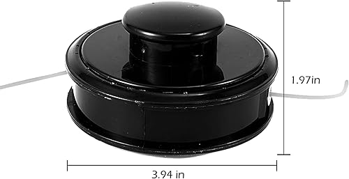 Miniatura 5 de Dyna-Living Repuesto de cabezal de recortadora de eco para Echo, cabezal de choque ecomático para recortadoras de eje recto SRM, cabezal de