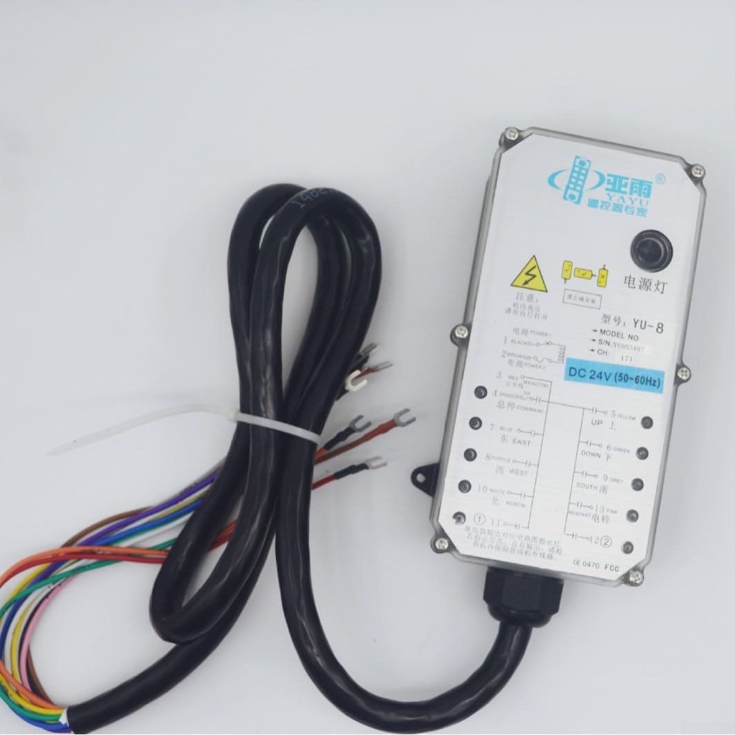 Control remoto resistente de 8 botones para polipastos eléctricos (AC220V)