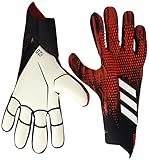 adidas torwarthandschuhe fingersave Soccer Gloves adidas PRED GL PRO Soccer Gloves, Black/Active red, 10
