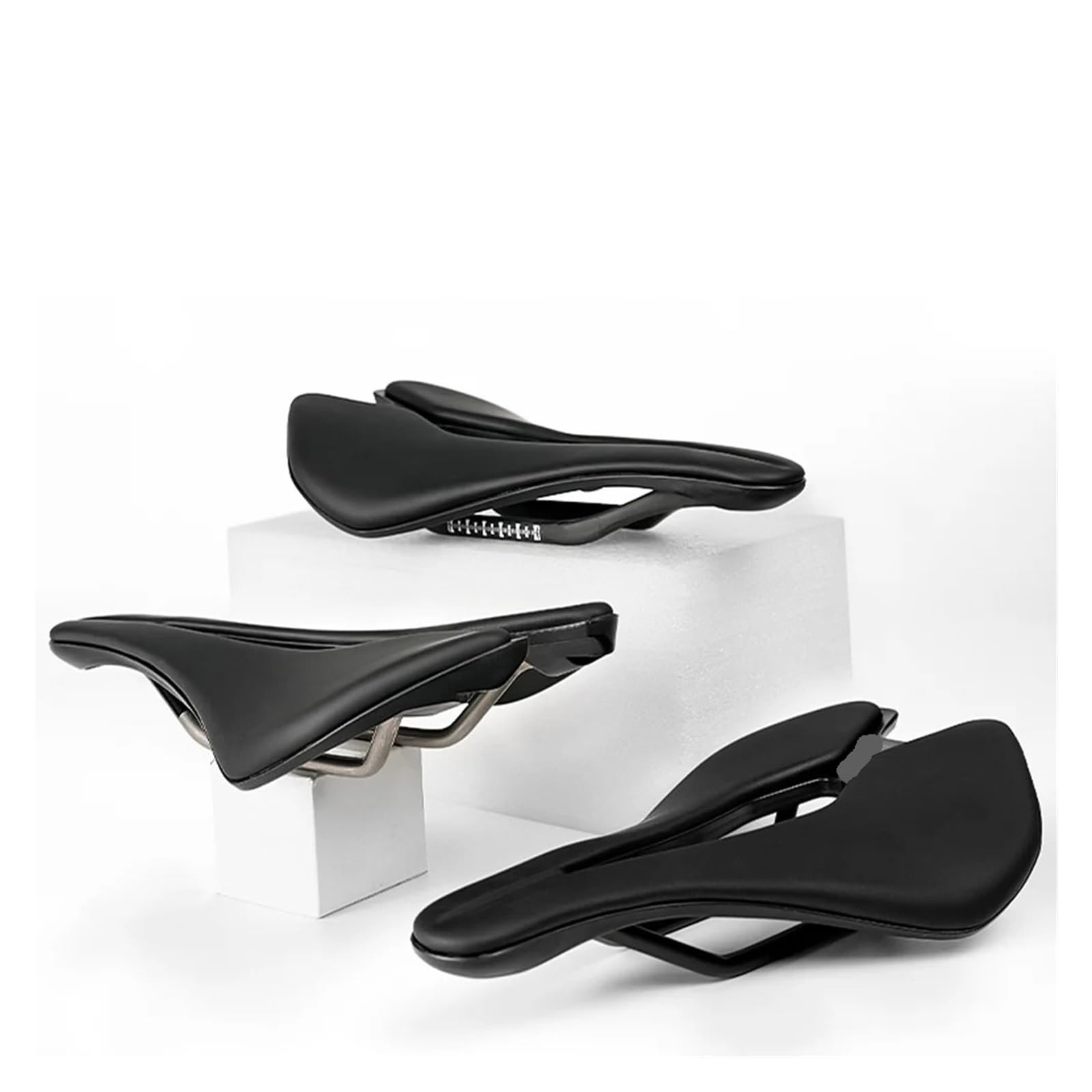 Generico Sella for bicicletta 142 mm, for bici da strada, sedile ciclismo traspirante e confortevole cavo in acciaio