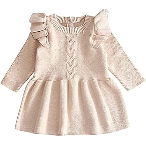 Alunsito Baby Girl Long Sleeve Ruffle Dress Cover
