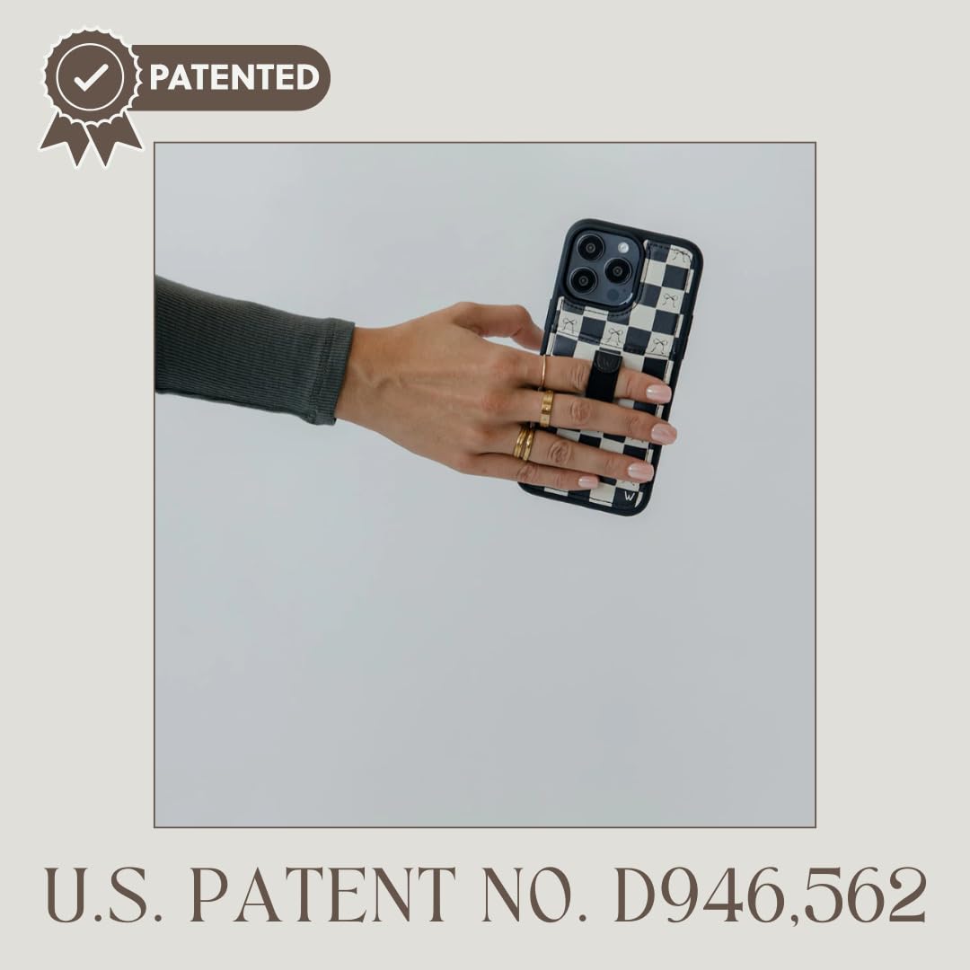 Walli Custodie per iPhone 14 Pro Max Custodia estetica sportiva a portafoglio per telefono, porta carte, contiene saldamente fino a 2 carte, carina, alla moda, adatta per iPhone 14 Pro Max, con